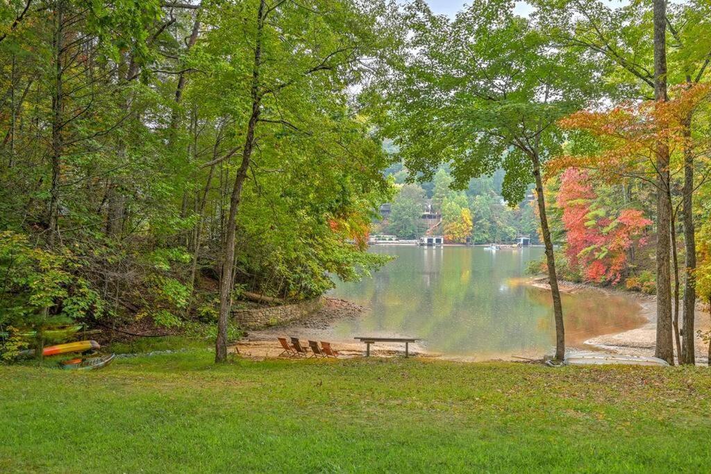 The Cove Retreat- Hot Tub/Screened Porch/Game Room Lake Lure Esterno foto